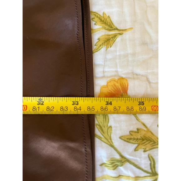 AQUA Bloomingdales Satin Midi Skirt Chocolate - Picture 7 of 13